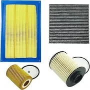 CCWUTQF Filter/Compatible GreatWall Poer GWM PAO Haval Poer Cannon Wingle7 Wingle 5 Ute Haval Power Diesel Pickup 1109110XP6EXA(4 Filters 1 Set)