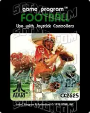 Atari 2600 Replacement Label - Football