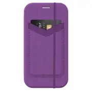 iPhone 13 Pro Max (6.7") Miami Leather Wallet Case Armour with D3O - Violet