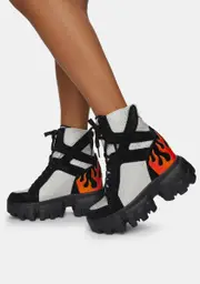 [Anthony Wang] Black Soursop Platform Sneakers