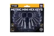 Set 16 pieces Metric Mini Hex Keys Handy Hardware Tools 1.5 in.-6 in Key