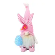 Pink Easter Plush Toy Easter Rabbit Toy Easter Gifts Chritmas Presents Large Soft and Durable Easter Rabbit Lint Toy