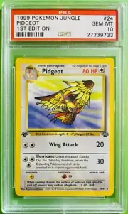1999 Pokemon Jungle 1st Edition Pidgeot #24 PSA 10