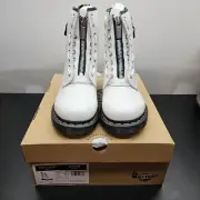 Dr Martens 1460 Twin Zip Women's Size 10 White