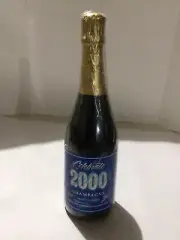 Vintage Y2K Champagne Bottle Candle