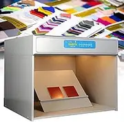 Color Assessment Cabinet, 6 Light Sources Color Matching Cabinet, LED Light Box Tester Machine, Commercial Textile Color Matching Box, for Textile Printing and Dyeing Materials
