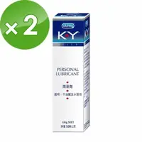 在飛比找momo購物網優惠-【Durex杜蕾斯】KY潤滑劑2入(100g 情趣職人)