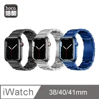 在飛比找PChome24h購物優惠-hoco. iWatch WA10 格朗系列三珠鋼帶錶帶 (