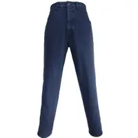 在飛比找蝦皮購物優惠-義大利精品 MOSCHINO專櫃品牌深藍色高腰牛仔褲