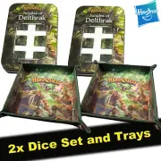 HeroQuest Jungles of Delthrak - 2 Dice Sets and Trays Combo - READY TO SHIP