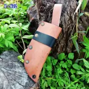 EDC GENUINE LEATHER KNIFE SHEATH HANDMADE SHEATH FIXED BLADE KNIFE BELT LOOP