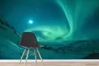 3D Aurora Mountain Wallpaper Wall Mural Removable Self-adhesive 324