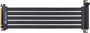 Corsair Premium PCIe 3.0 x 16 Extension Cable, 300 mm (EMI Shielded, Fully Flexible, 90 Degree Female PCIe Connector), Black