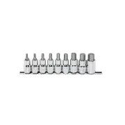 SP Tools 9Pcs 1/2" Drive Inhex Socket Rail Set - SAE Chrome Vanadium Steel