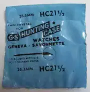G-S Crystal-Hunting Case Watches #HC21-1/2 26.3mm-New-Unopened Factory Package