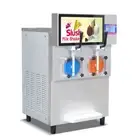 Automatic Ice Cream Machine Enclosed Double Cylinder Milkshake Snow Maker 10L*2