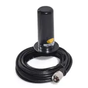 Eightwood Dual Band VHF UHF Ham Mobile Radio Antenna PL259 Connector with Mag...