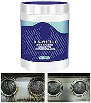 Kitchen Grease Remover, 500g Grease Grime Cleaner, Oil Pollution Cleaning Powder, Multipurpose Bubble Powder For Hood Pots Grill, Removes Stubborn Grease