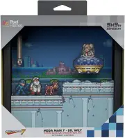 Pixel Frames Capcom Mega Man 7 Dr. Wily 9x9 Inches Shadow Box Art
