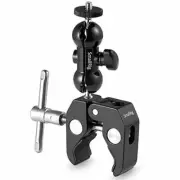Cool Arm Super Clamp Mount Multi Function Double Ball Adapter With Bottom Clamp