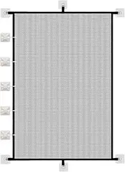 Cat Door Gate, Cat Proof Gate for Stairs, Folding Mesh Barrier, Animals Supplies for Toddler Kitten Bunny Hallway Bedroom Porch Living Room