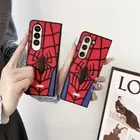 For Samsung Galaxy Z Fold 6 5 4 3 Cartoon Cute 3D Spiderman Shockproof Case Cove