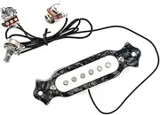 ULDIGI Gmb331a Guitar Pickup Set Black Design Fit for Electric Acoustic Guitars Metal Plastic Simple Installation