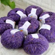 Sale 8BallsX50g Fluffy Soft Colorful Mohair Rugs Shawls Blankets Crochet Yarn 12