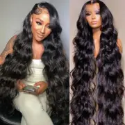 BodyWave Lace Front HumanHair Wig 13x4 13x6 Hd Lace Frontal Wig 30Inch LooseWave