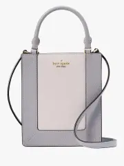 Lena Colorblock Pebbled Leather Mini Tote