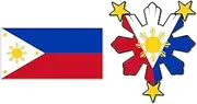2 Pack - Philippines Flag Sticker | 1 of Each | Filipino Pride Star Sun Philippine Vinyl Decal Car (2" x 1.3" (2 Pack))