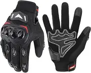 KEMIMOTO Touchscreen Cycling Motocycle Gloves with Anti-Slip mesh for Outdoor Sports