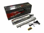 Royal Enfield Reborn Classic 350 Red Rooster SS Exhaust Silencer & Pipe Polished (for: Royal Enfield)