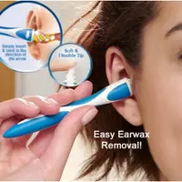 在飛比找蝦皮購物優惠-潔耳器Smart Swab螺旋轉動挖耳勺 安全吸出耳器
