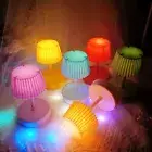 Mini Music Night Lights Retro Bedside Lamp LED Table Lamp Valentine's Day