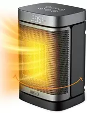 Portable Heater 70°Oscillating with Thermostat 1500W PTC Cermic Heater 12h Timer
