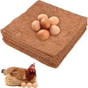 10pc Natural Chicken Nesting Pads Reusable Hens Poultry Nest Mats Box Liners USA