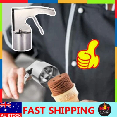 1XThrifty Nostalgic Ice Cream ScooBPStainless Steel Cylindrical Ice Cream Scoop