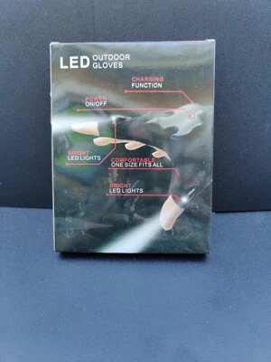 Led Flashlight Glovesrechargeable Hands Free Light Gloves Gifts For Men Cool Gad