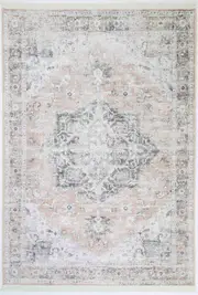 Tanasa Distressed Vintage Blush Rug (No Fringe)