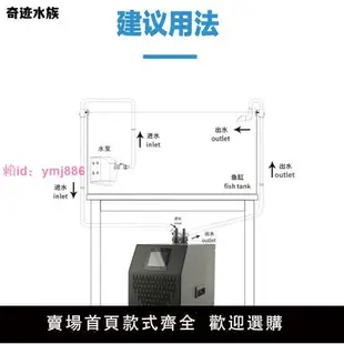 立貢制冷家用小型魚缸降溫專用冷水機水族箱水冷機器壓機自動溫控