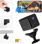 No WiFi Security Camera with SIM Card, Bextgoo 4G LTE Cellular Security Camera, 5200mAh Battery, HD Car Security Camera, Mini 4G Camera, 160° Wide View, Motion Detection Alert, 10m Night Vision