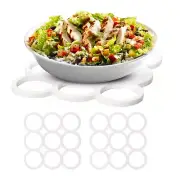 Silicone Trivets for Hot Pots and Pans, Set of 3 - Heavy Duty, Heat Resistant...