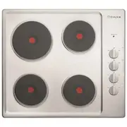 Westinghouse 60cm Electric Solid Cooktop - Stainless Steel