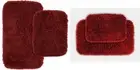 Garland Rug 3-Piece Jazz Shaggy Washable Nylon Bathroom Set, Basin Blue