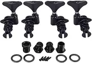 Black 2R2L Ukulele Tuning Pegs Machine Heads for Ukulele Guitar Replacement