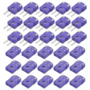 15 Set Mini E Type Thermocouple Wire Connectors Male Female Plug 220°C 428°F