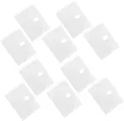 KALLORY 10Pcs Transparent Document Bags with Closure Lightweight File Folders for Efficient Document Storage for Travel School and Home Organization Clear Envelopes for Papers