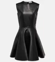 [Alaia] Alaïa Leather minidress AU 14 black