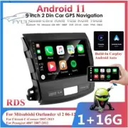 9'' Android 11 Radio GPS Navigation FM For Outlander 2006-12 (for: Peugeot)